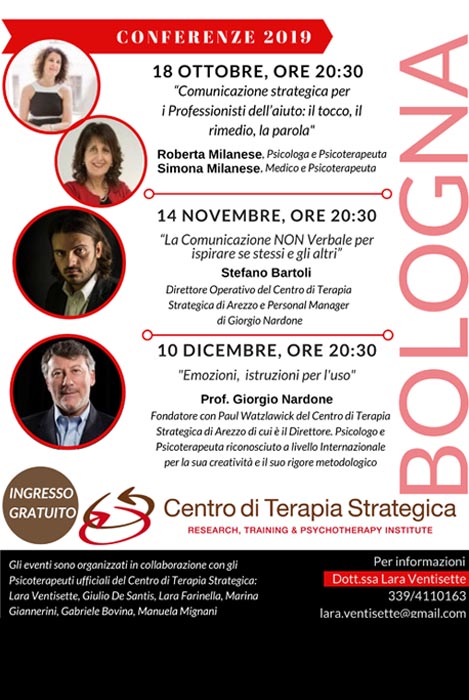 Ciclo di conferenze a Bologna